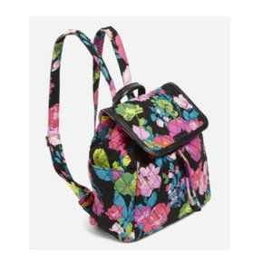 NWT Vera Bradley Fashion Small Backpack Hilo Meadow Quilted